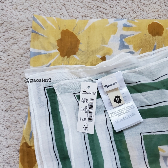 🚫SOLD🚫Madewell Organic Cotton Bandana - Picture 7 of 7